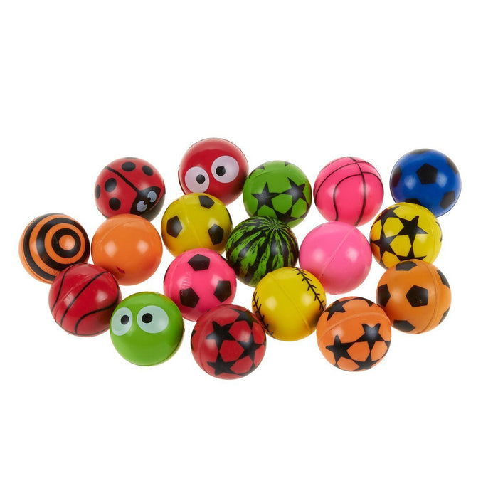 Bouncy Balls 100pcs Party 30mm Kids Bags Favours Toys Fillers Colourful AU