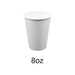 Disposable Paper Cups Coffee Takeaway 8 12 16oz Single Wall Drink Tea Water Bulk - Simply Homeware