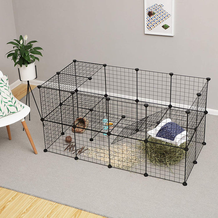 Pipers Pet Fence Cage Dog Playpen Enclosure Panels Puppy Rabbit Foldable Cat Exe