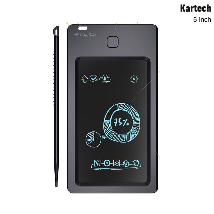 Kartech LCD Writing Tablet for Kids Digital 5 9 13" Drawing Board Pad Electronic