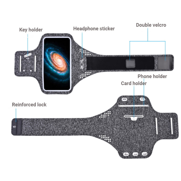 Crocox Sports Running Arm Bag Running Phone Holder Armband iPhone & Galaxy Cell