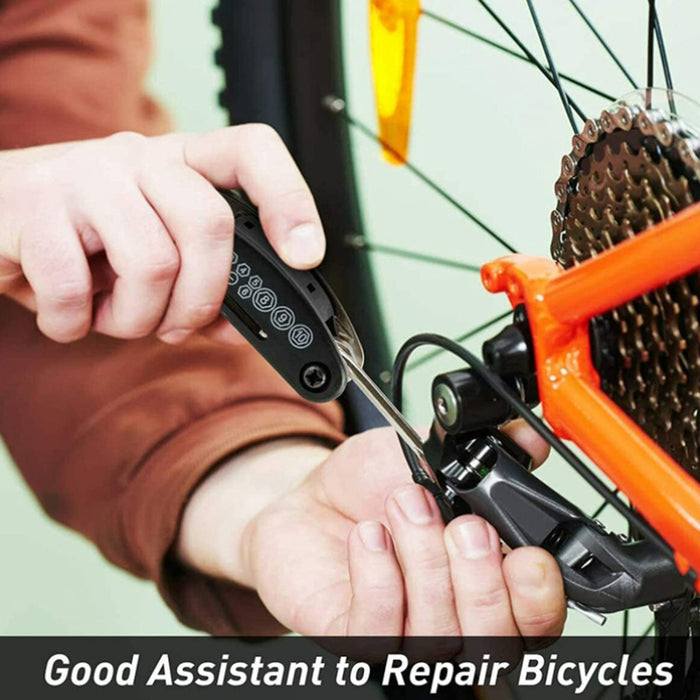 Crocox Bike Tyre Repair Kits Bike Tire Repair Tool Kits Mini Bicycle Tire Pump T