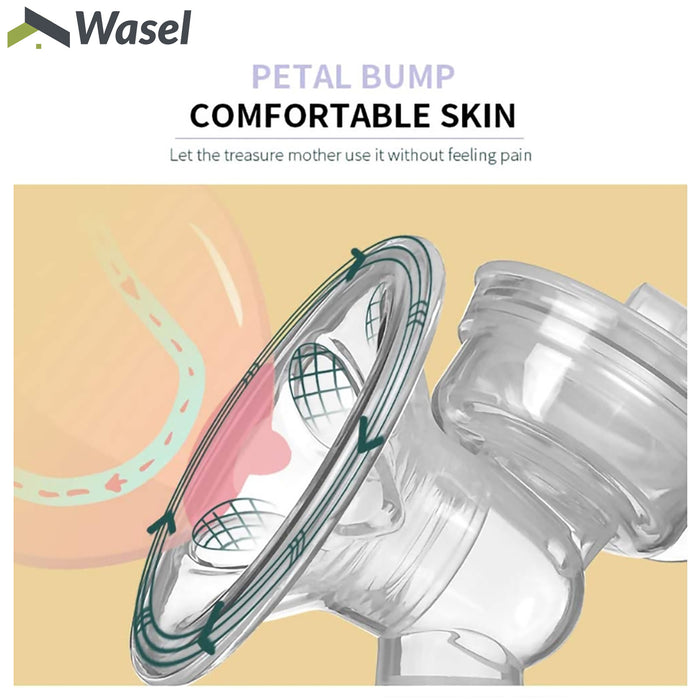 Wasel Electric Breast Pump Automatic Milk Suction Baby Feeder Double Side