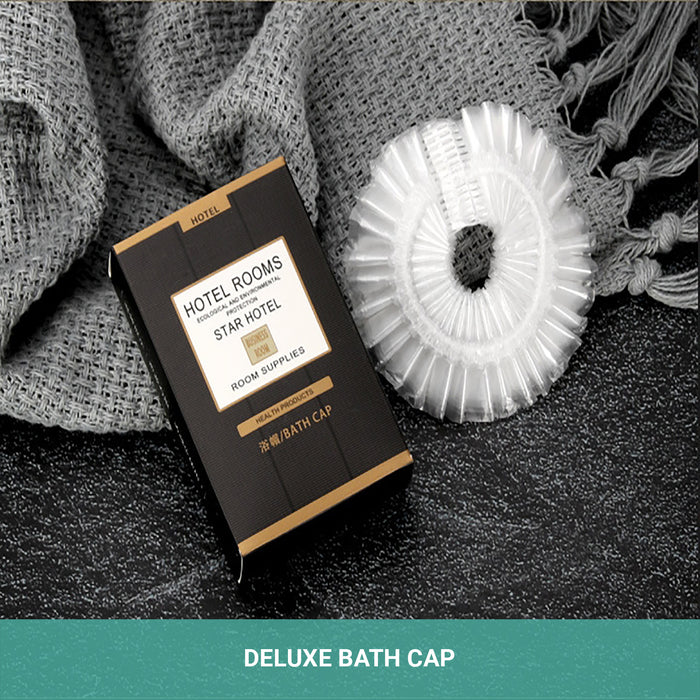 Lebeau Deluxe Hotel Toiletries Shampoo Shower Cap Disposable Travel Size 9 Pc