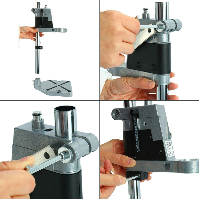 Titan Drill Press Stand Bench Chuck Vice Mounted Workshop Drilling Metal Table