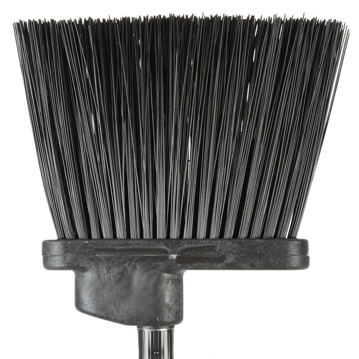 Dustpan and Brush Broom Set Dust Pan Long Black Sweep Lobby Garden Lid Cover 95