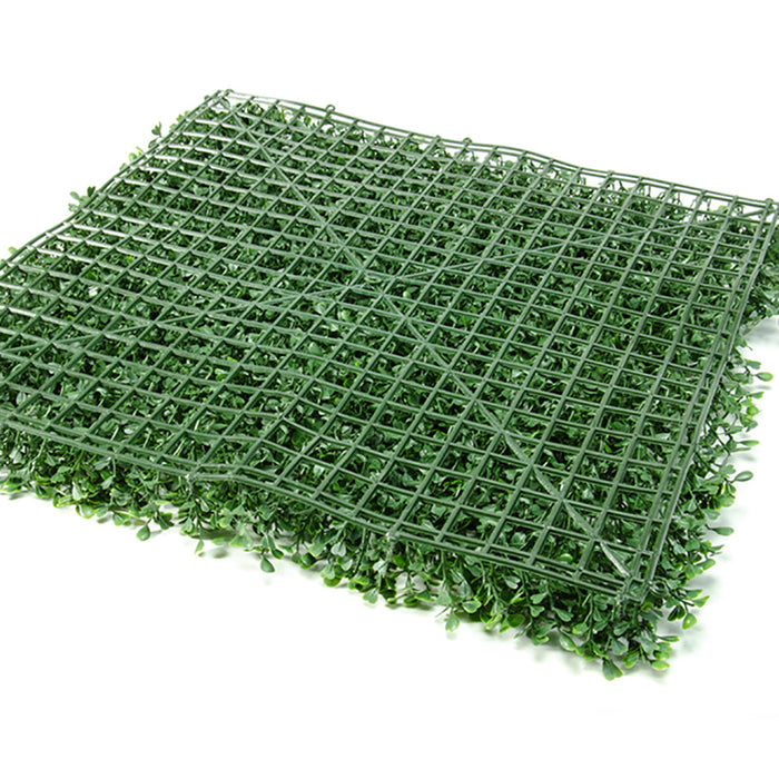 Artificial Boxwood Hedge Fake Vertical Garden Green Wall Ivy Mat Fence 60x40cm
