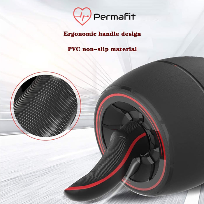 Permafit AB Roller Wheel Abdominal Exercise Trainer Workout Equipment Home Gym