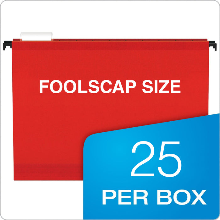 25x Suspension Files Foolscap Hanging Files Folders Tabs Colours Filing Cabinet