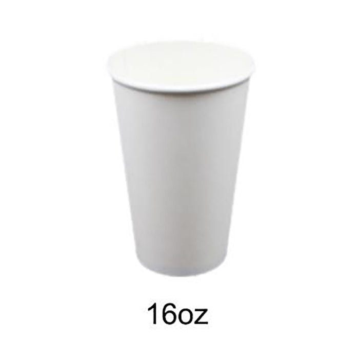 Disposable Paper Cups Coffee Takeaway 8 12 16oz Single Wall Drink Tea Water Bulk - Simply Homeware