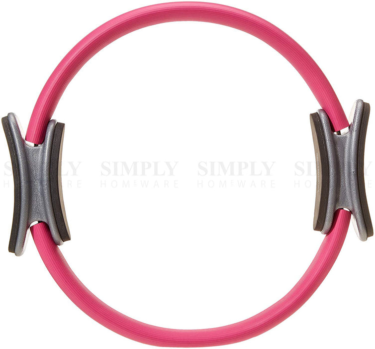 Pilates Ring Exercise Resistance Yoga Gym Rings Fitness Magic Circle Grip 37cm - Simply Homeware