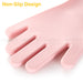 Silicone Scrubbing Gloves Magic Dish Scrubber Washing Cleaning Sponge Rubber - Simply Homeware