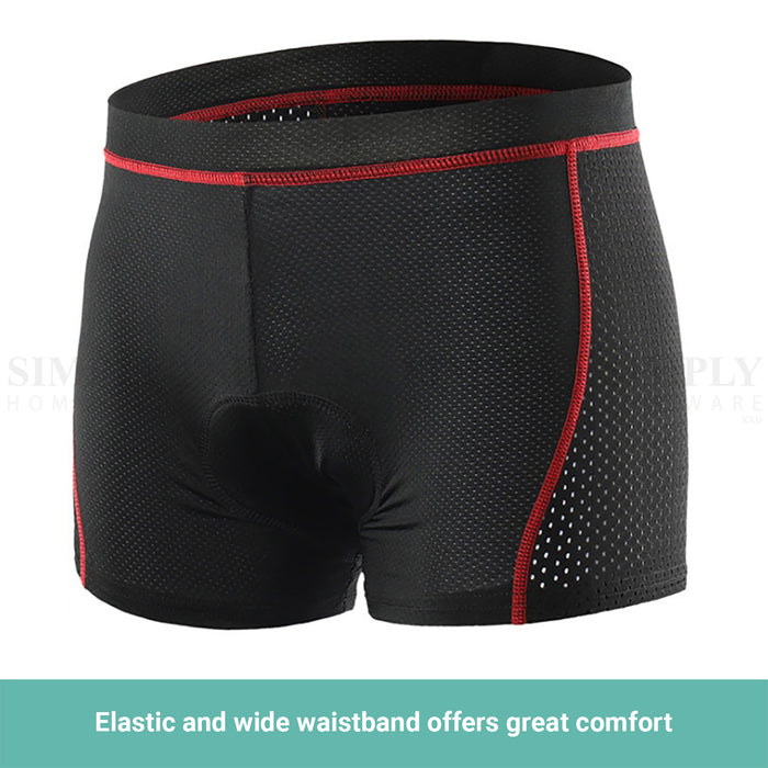 Crocox Men's Cycling Shorts 3D Padded Riding Underwear Quick-Dry Bicycle Pants