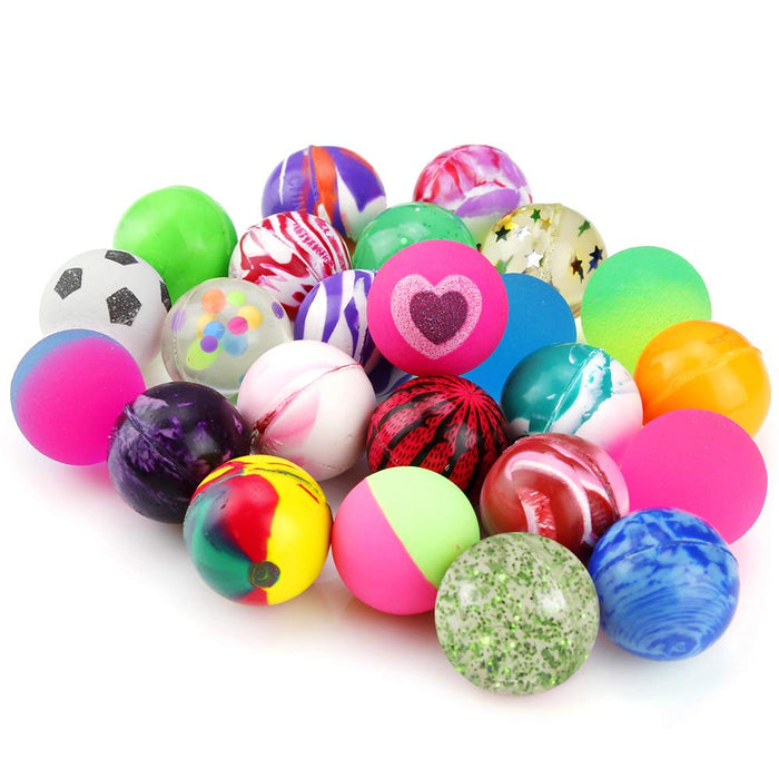 Bouncy Balls 100pcs Party 30mm Kids Bags Favours Toys Fillers Colourful AU