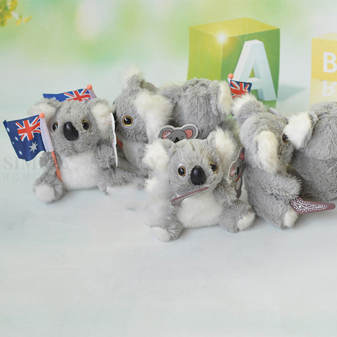 3x Australian Souvenir Kangaroo Koala Mini Plush Toy Stuffed Kids Gift Aussie AU - Simply Homeware