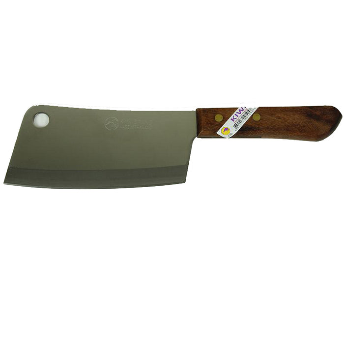 No. 830 KIWI Knife Kitchen Chef Knives Stainless Steel Blade Cook Cleaver Wood