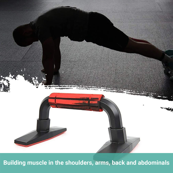 Permafit Push Up Bars Strength Training Stand Support Handle Exercise Non Slip