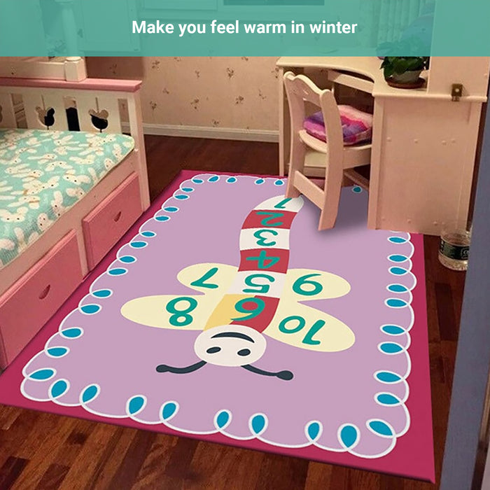 Truboo Kids Play Area Rug Velvet Carpet Baby Crawling Mat Bedroom 200x300cm