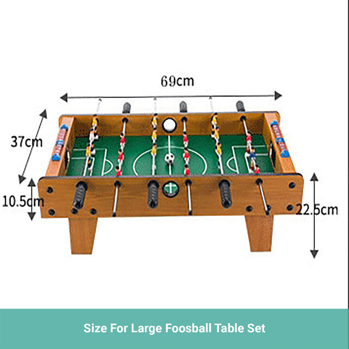 Wasel Mini Foosball Table Set Parents-Children Indoor Game Toy Xmas Gift
