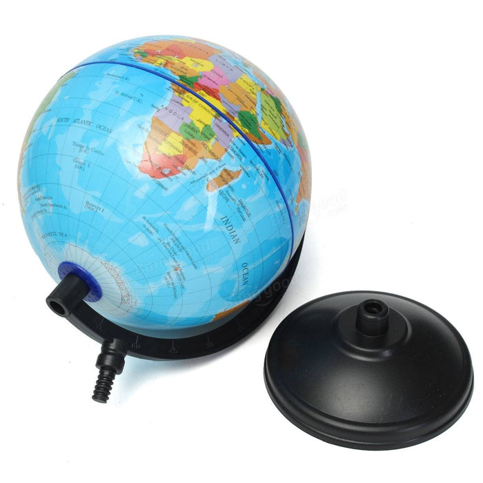 World Globe Map On Stand Large Kids Light Of The Blue Gift Toy Education 22 32cm
