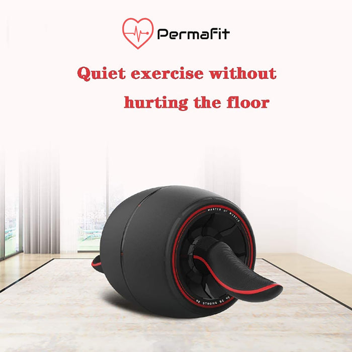 Permafit AB Roller Wheel Abdominal Exercise Trainer Workout Equipment Home Gym