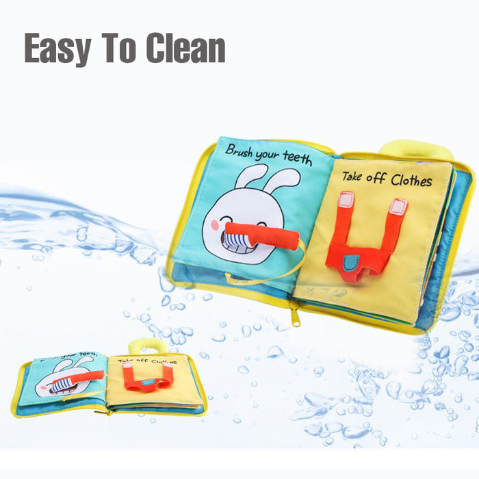 Cloth Book Activity Baby Kids Learning Fabric Shape Travel Toy Wash High Quality
