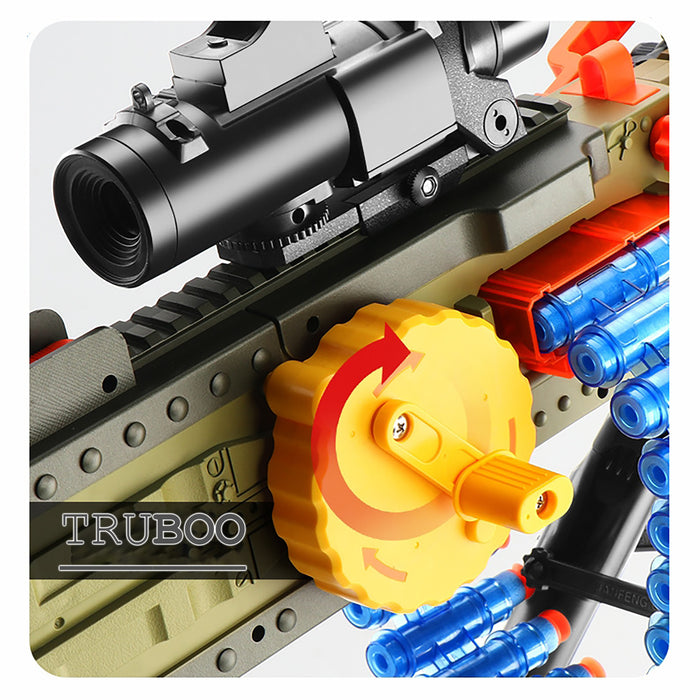 Truboo Blaster Toy Gun Soft Foam Bullet Boys Girls Shooting Set Military Model