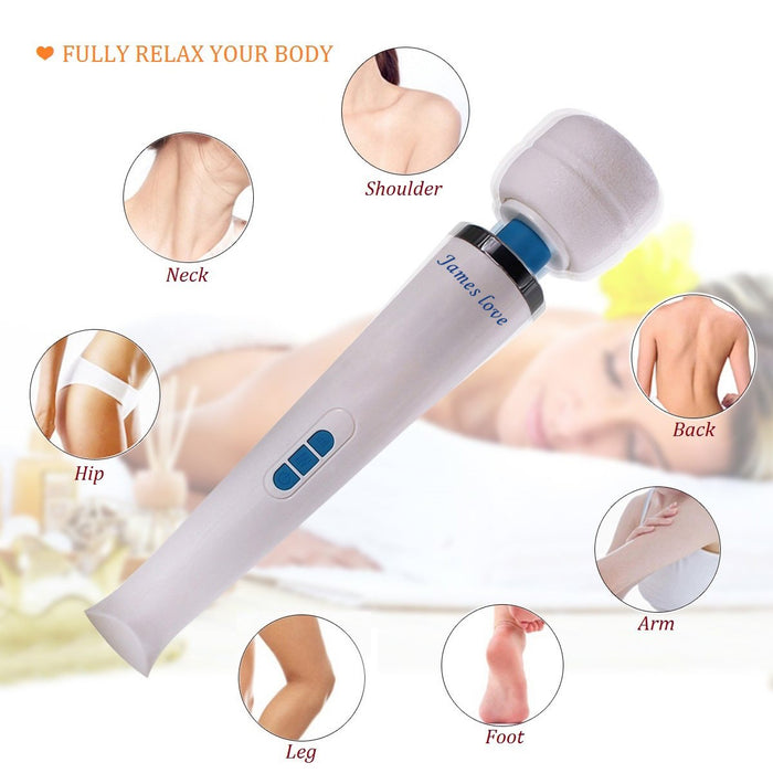 Magic Wand Vibrator Massager Handheld Body Bullet Sex Toy Cordless Adults Dildo