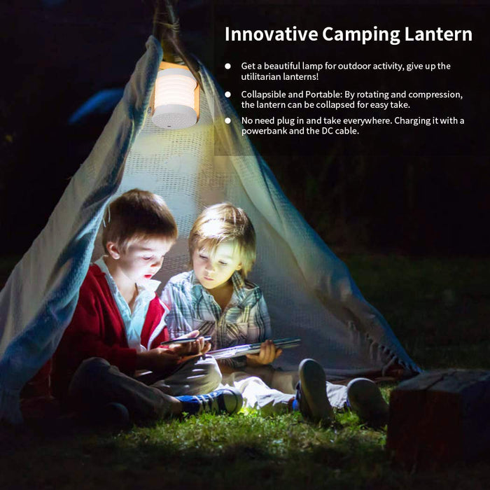 Kartech Portable LED Lamp Lantern Rechargeable Battery Table Touch Reading Campi