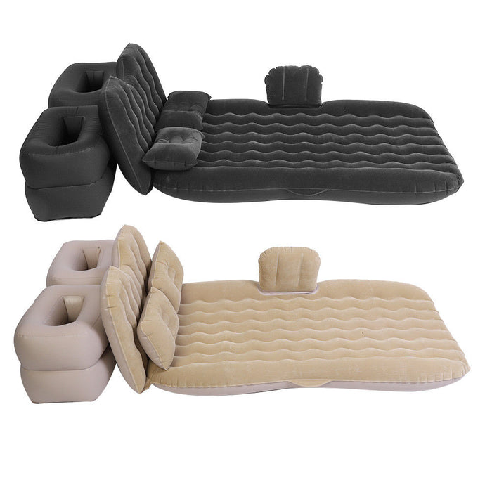 Crocox Car Inflatable Mattress Air Bed Back Seat Camping Travel Portable Cushion