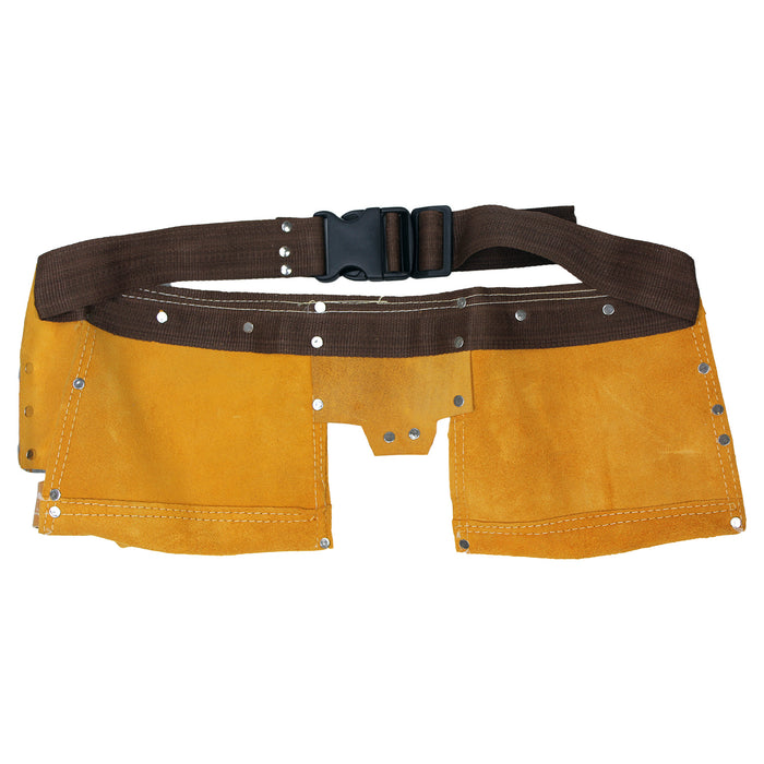 Leather Tool Belt Nail Pouch Bag Holder Apron Carpenter Electrician 8/14 Pocket