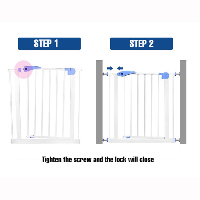 Baby Security Door Gates Child Play Pet Dog Extension Barrier Adjustable Stair