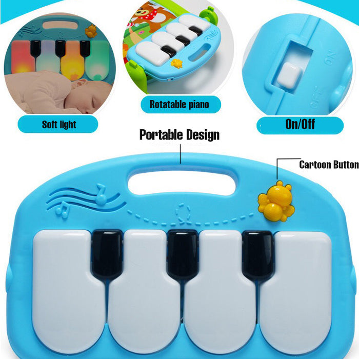 Baby Infant Play Mats Gym Musical Lullaby Toys Activity Floor Kids Music Piano