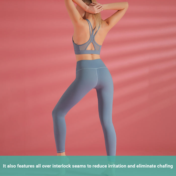 Permafit Women Yoga Bra Leggings Sports Fitness Lady Cloth Crossback Seamless
