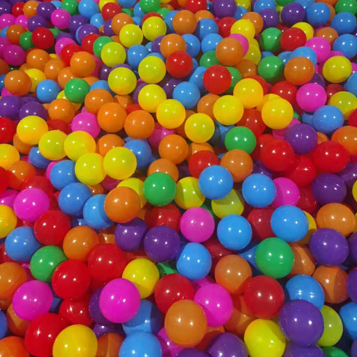 100/200x Ball Pit Balls Play Kids Plastic Baby Ocean Soft Toy Colourful Playpen