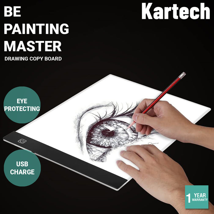 Kartech Drawing Copy Board 5V Tracing Tablet Art Writing LED Lightguide Plate