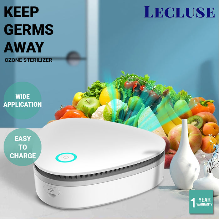 Lecluse Ozone Generator Air Disinfection Box Home Office Purifier Food Protector