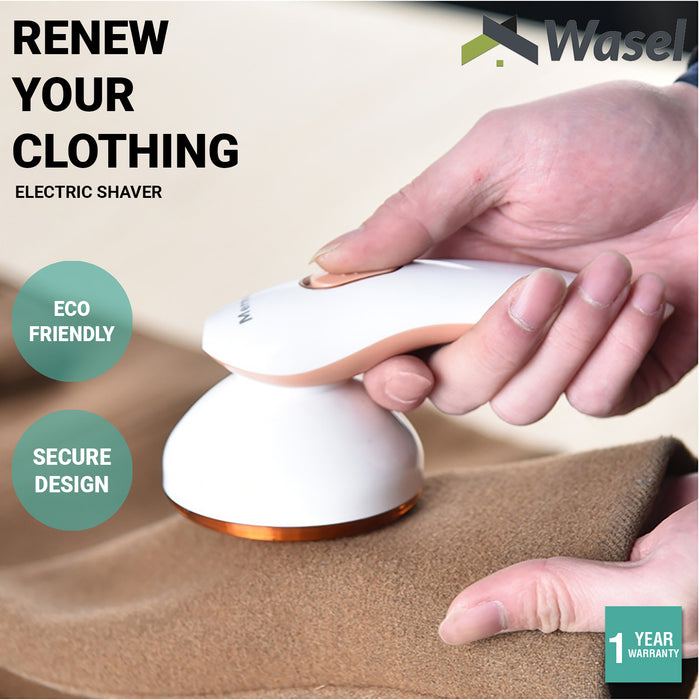 Wasel Electric Clothes Lint Shaver Rechargeable Portable Fabric Remover USB