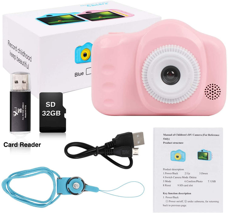 Truboo Kids Digital Camera Video Camcorder 2" Toddler Birthday Xmas Gift HP