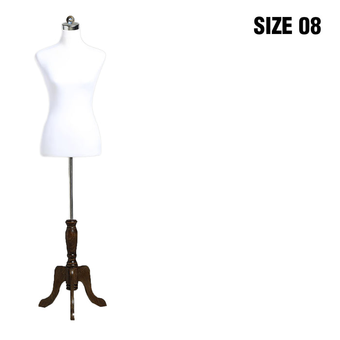 Female Mannequin Dressmaker Model 168cm Dummy Display Torso Tailor Fashion White