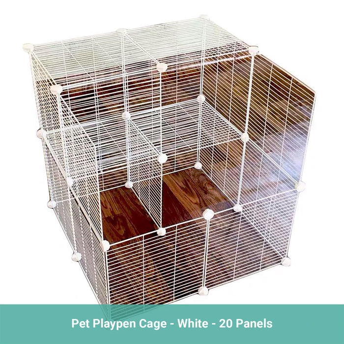 Pipers Pet Fence Cage Dog Playpen Enclosure Panels Puppy Rabbit Foldable Cat  Exe