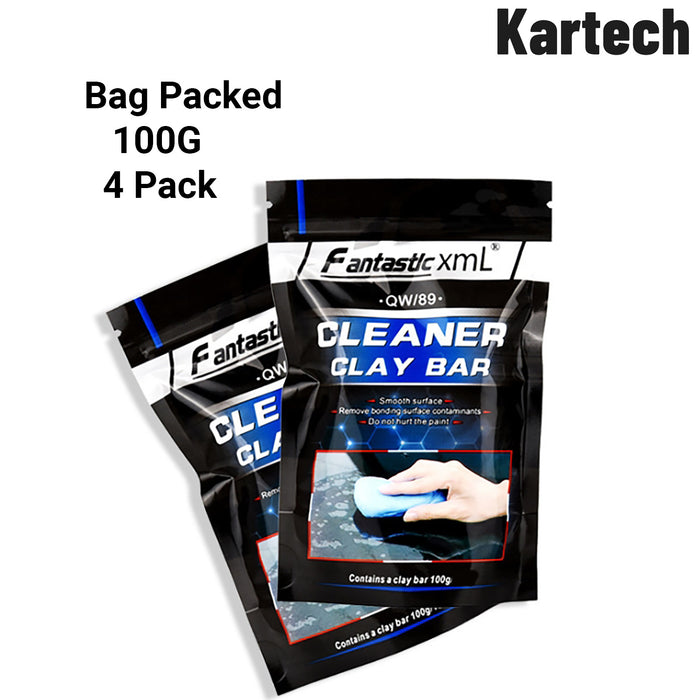 4x Kartech Car Clay Bar Auto Detailing Wash Cleaning Mud Magic Paint Remover