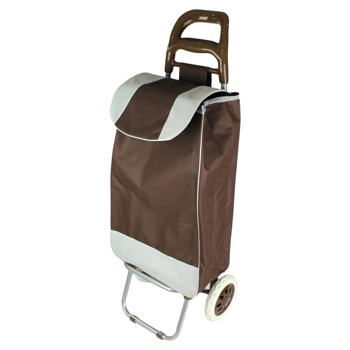 Shopping Cart Carts Trolley Bag Foldable Bags Luggage Wheels Folding Basket Pull