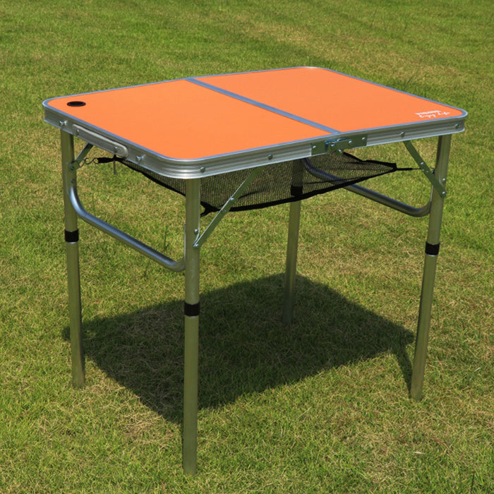 Crocox Aluminum Alloy Folding Table Camping Carrying Handle Aluminum Adjustable
