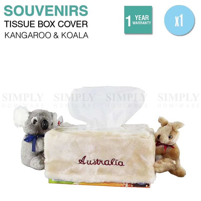 Australian Souvenirs Tissue Box Cover Kangaroo Koala Holder Aussie Gift Car Case - Simply Homeware
