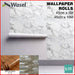 Wall Paper Rolls Marble Wood Brick Adhesive Home Wallpaper Decal Brown Stone - Simply Homeware