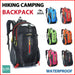 Hiking Backpack Bag Camping Waterproof Outdoor Travel Luggage Rucksack Sport AU - Simply Homeware