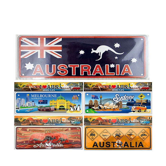 Souvenir Australian Souvenirs Car Number Plate Novelty Metal Bulk Aussie Gift