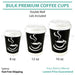 Disposable Coffee Cups 8oz 12oz 16oz Takeaway Paper Double Wall Take Away Bulk - Simply Homeware