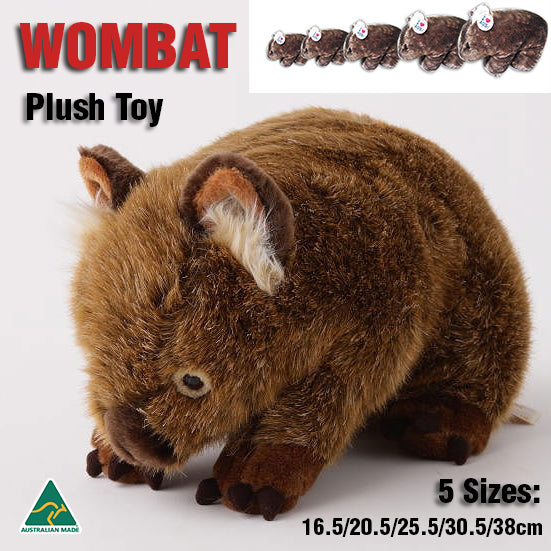 Wombat Australian Animals Soft Plush Toy Stuffed Kids Australian Gift Souvenir